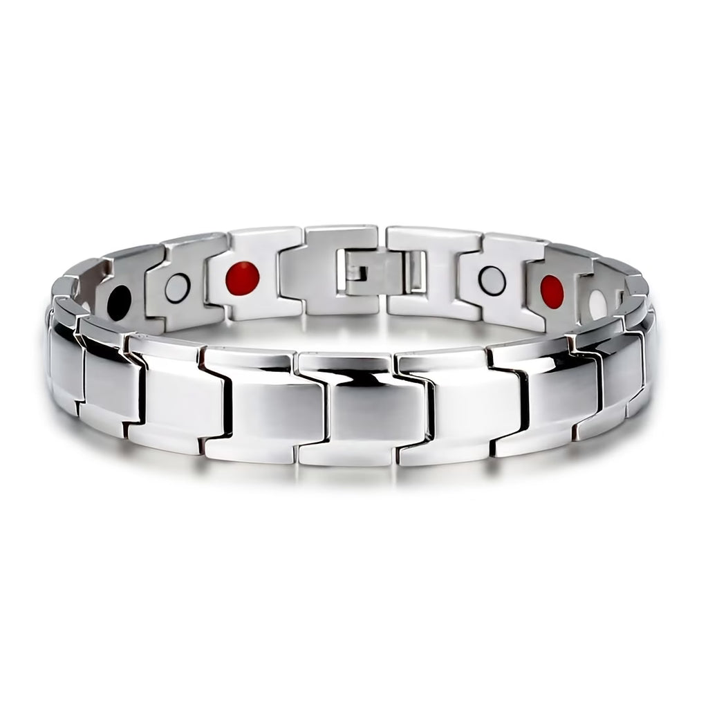 Bracciale magnetico a singola fila + Anello per coppia