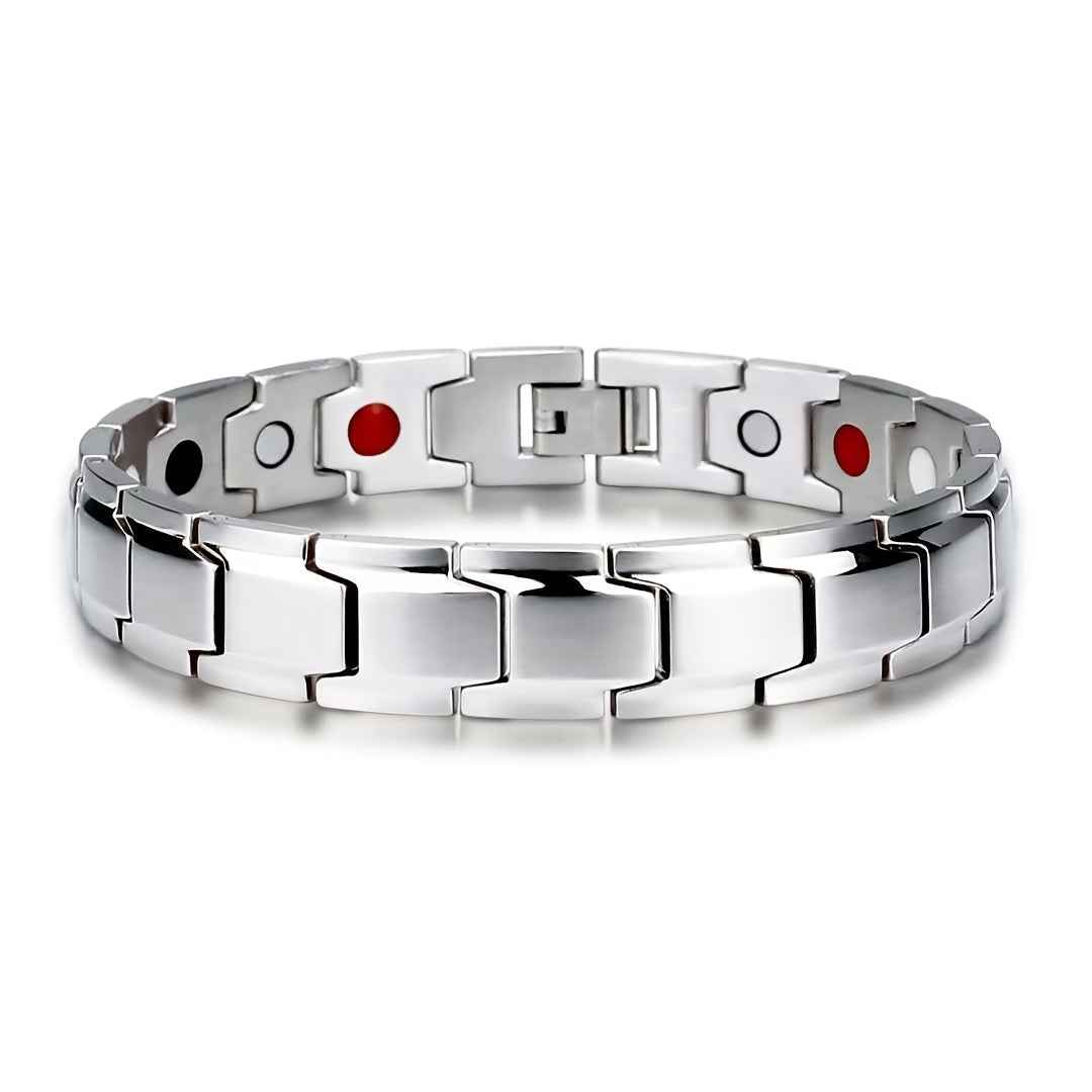 Bracciale magnetico a singola fila + Anello per coppia